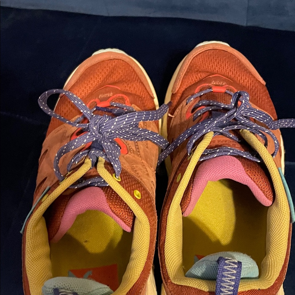 Hoka Athletic Shoes in Orange and Yellow - Picture 9 of 12